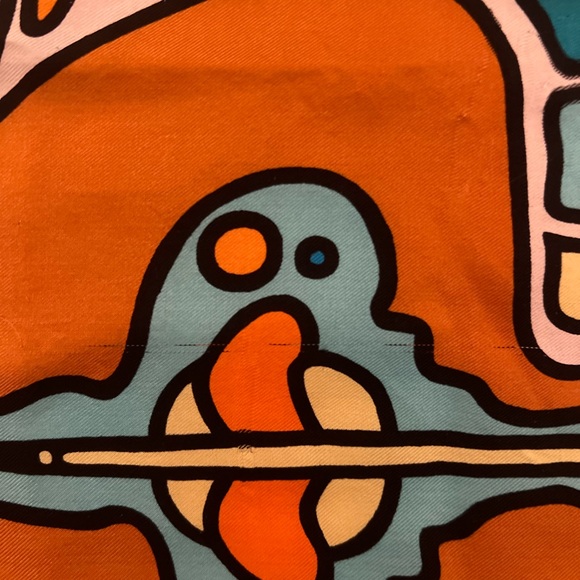 Vintage Peter Max Silk Print Scarf - Picture 6 of 7